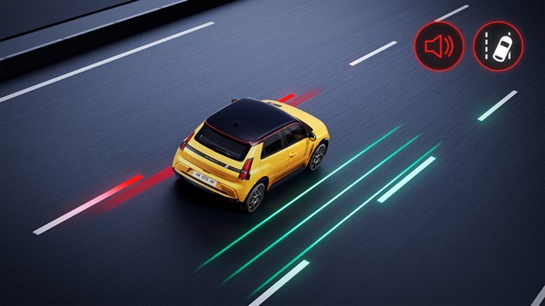 lane departure warning - Renault 5 E-Tech electric