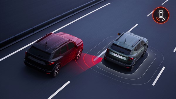 blind spot warning- Renault Duster
