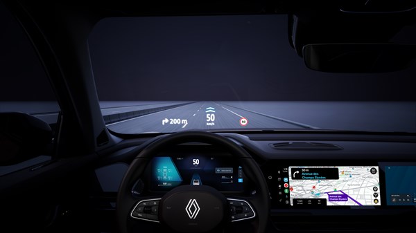 New Renault Koleos - head-up display