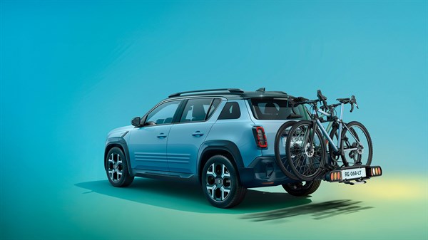 towbar platform bicycle rack  -Renault 4 E-Tech electric