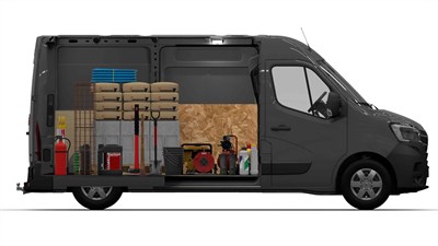 Renault New Master bootspace capacity